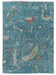 Peacock Blue Rug - Thumbnail - 10