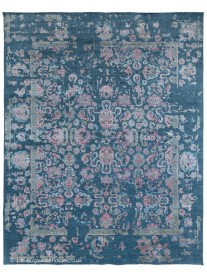 Erase Taupe Traditional Hand-Knotted Wool Bordered Rug | The Rugs Warehouse