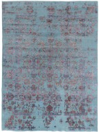 Erase Taupe Traditional Hand-Knotted Wool Bordered Rug | The Rugs Warehouse