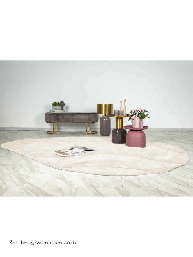 Milano Waves Ivory Rug - 2