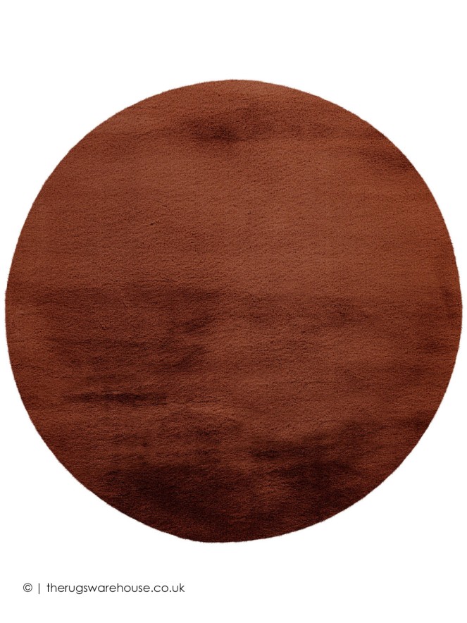 Heavenly Terracotta Circle Rug - 6