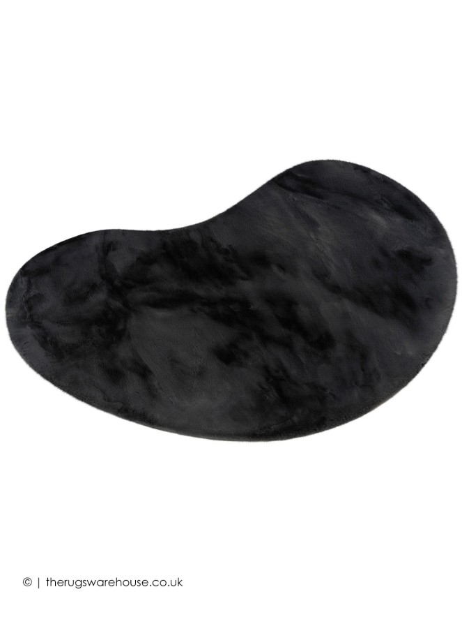 Heavenly Graphite Bean Rug - 5