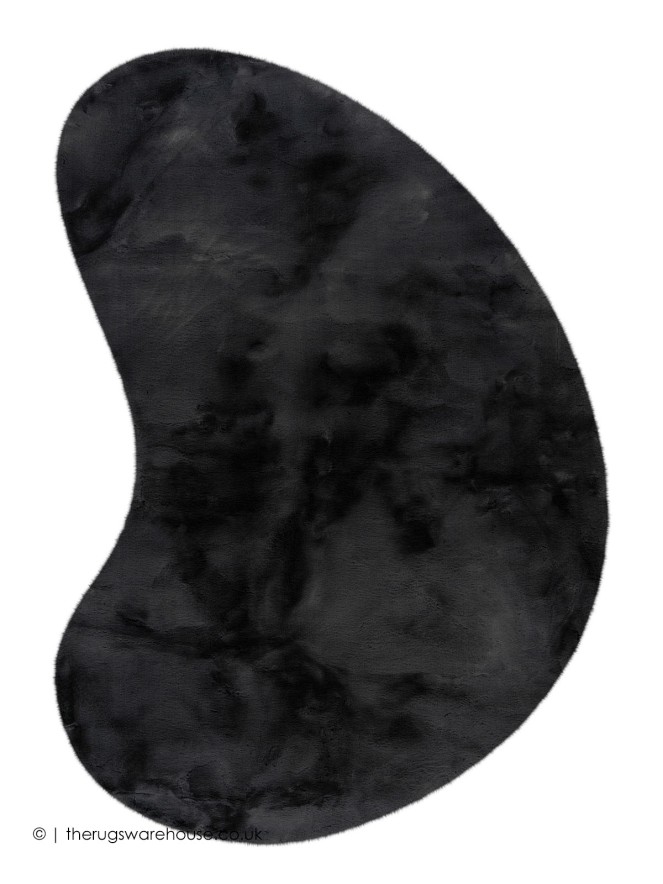 Heavenly Graphite Bean Rug - 6