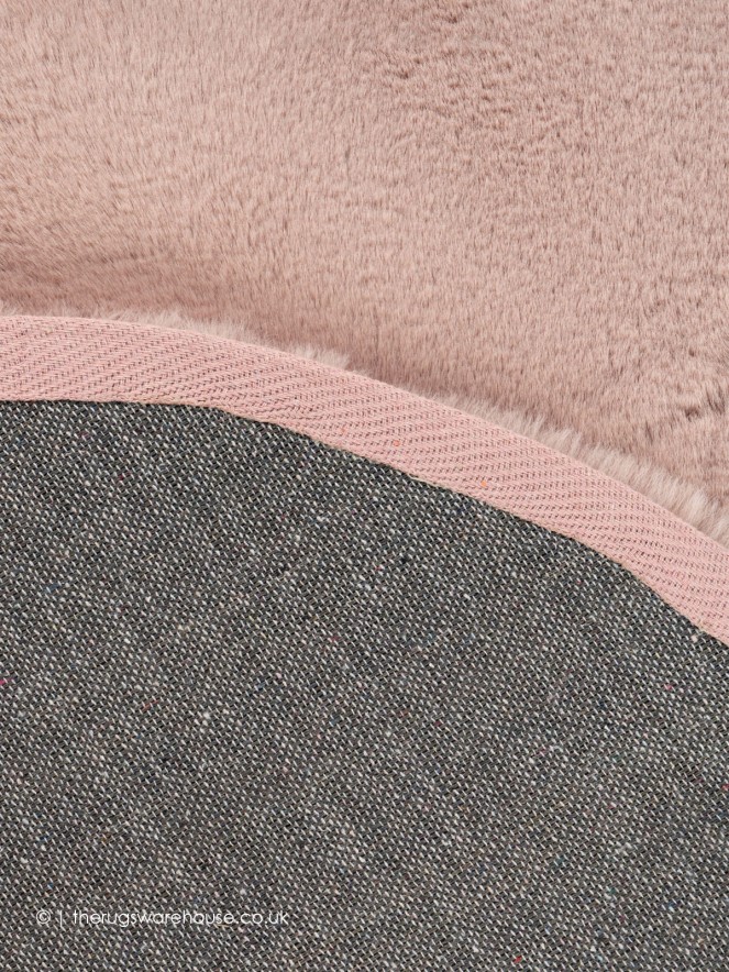 Heavenly Pink Bean Rug - 4