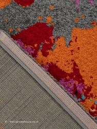 Peace Grey Rug - Thumbnail - 4