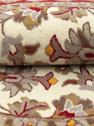 Herat Cream Red Circle Rug - Thumbnail - 4