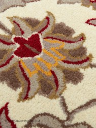 Herat Cream Red Circle Rug - Thumbnail - 6