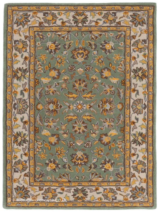 Herat Green Rug - 7