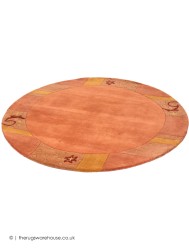 Royal Ganges Terra Circle Rug - Thumbnail - 2