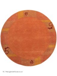 Royal Ganges Terra Circle Rug - Thumbnail - 5