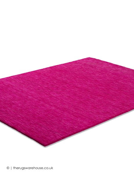 Holi Pink Plain Handmade Wool Modern Luxury Rug | The Rugs Warehouse