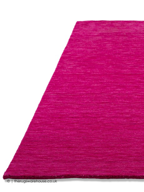 Holi Pink Plain Handmade Wool Modern Luxury Rug | The Rugs Warehouse
