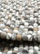 Felty Natural Multi-Coloured Pebbles Handmade Wool Modern Luxury Rug ...