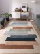 Reef Stacks Multi-Coloured Geometric Handmade Wool Modern Rug | The ...