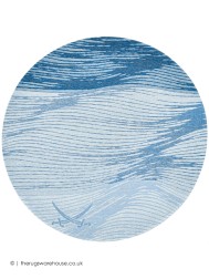 Aquatic Circle Rug - Thumbnail - 2