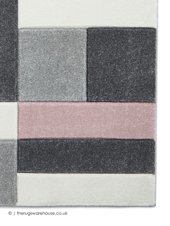 Polygons Rose Rug - 6