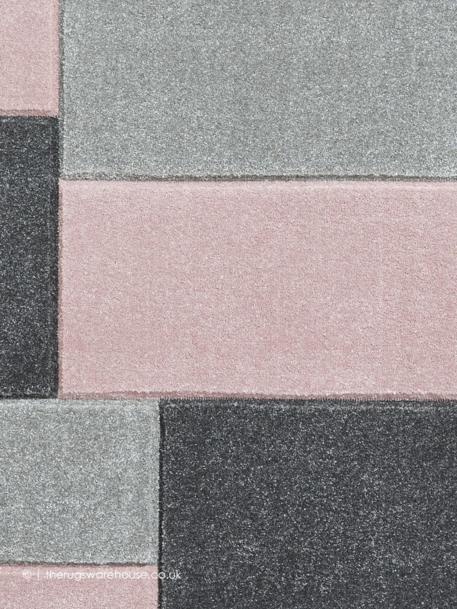 Polygons Rose Rug - 7