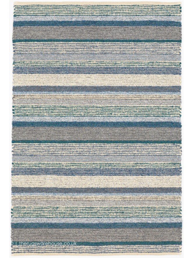 Novel Blue Mix Rug - 2