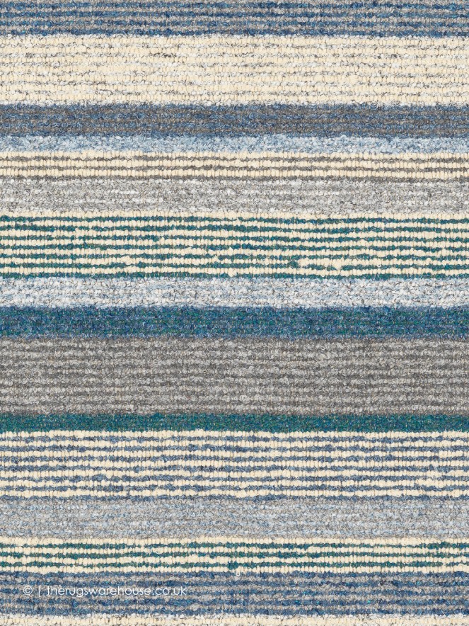 Novel Blue Mix Rug - 3