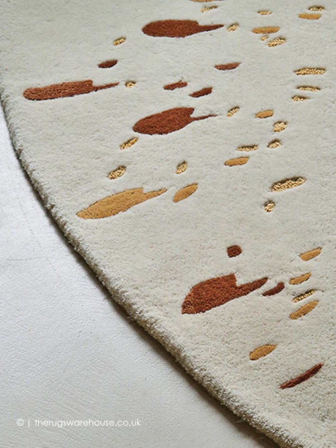 Paint Ocre Oval Rug - 3