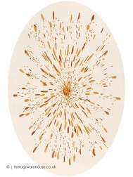 Paint Ocre Oval Rug - Thumbnail - 4