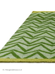 Dhurrie Green Rug - Thumbnail - 6