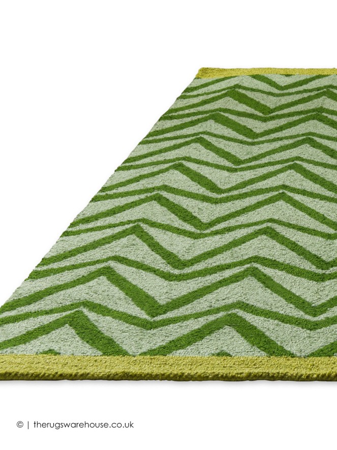 Dhurrie Green Rug - 6