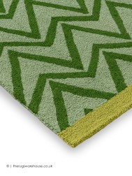 Dhurrie Green Rug - Thumbnail - 4