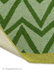 Dhurrie Green Rug - Thumbnail - 5