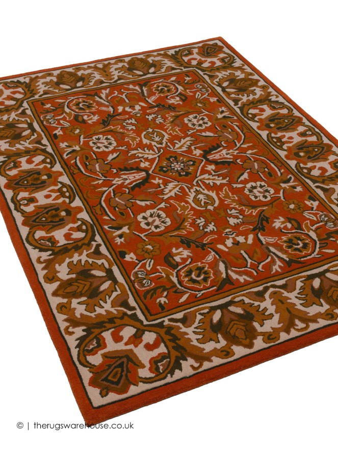 Amarna Orange Rug - 2