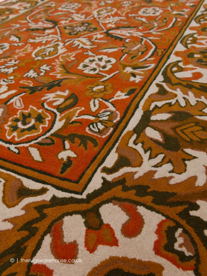 Amarna Orange Rug - 6