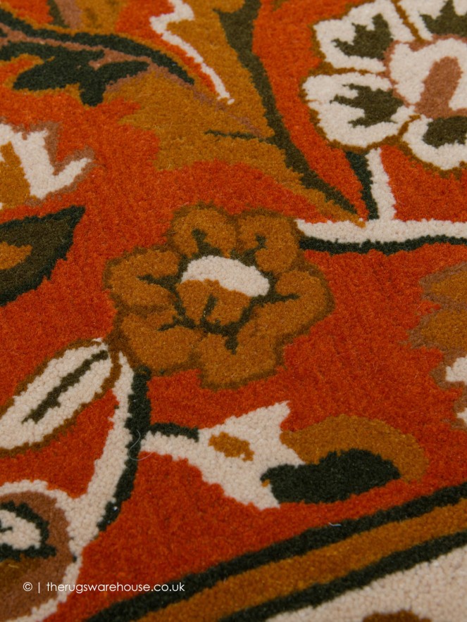 Amarna Orange Rug - 7