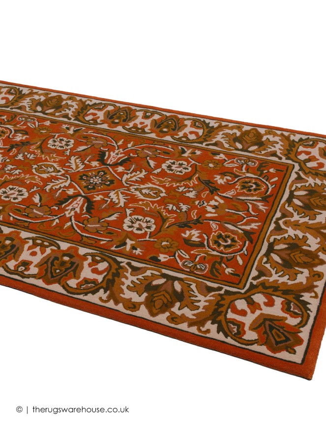 Amarna Orange Rug - 8