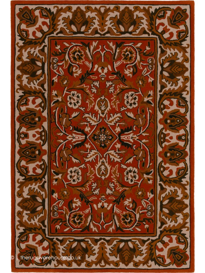 Amarna Orange Rug - 9