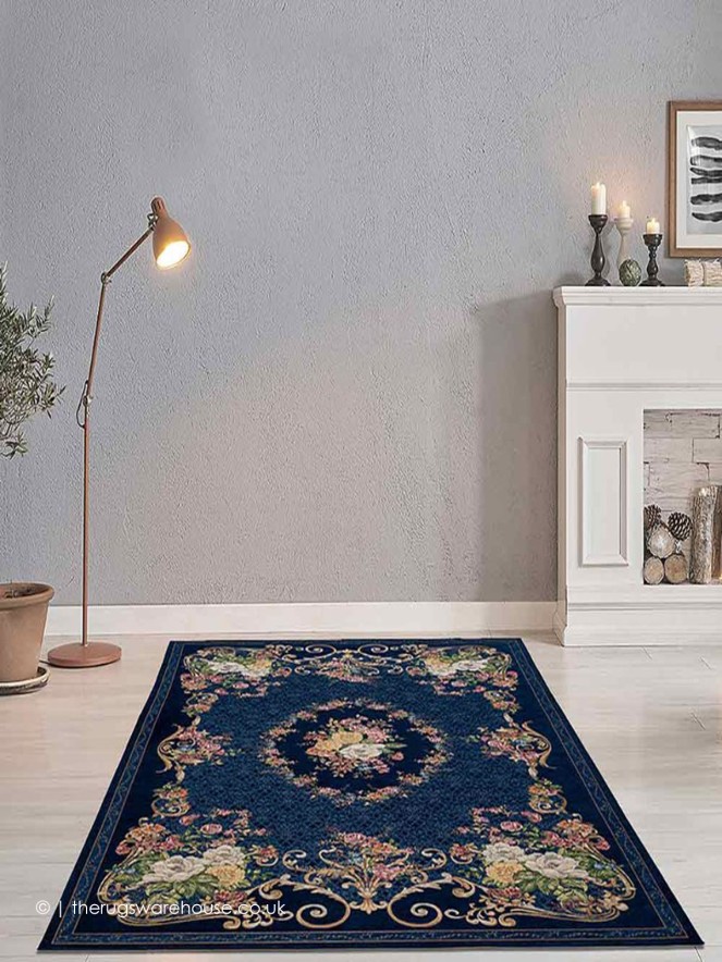 Florence Navy Rug - 2
