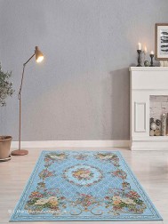 Florence Blue Rug - Thumbnail - 2