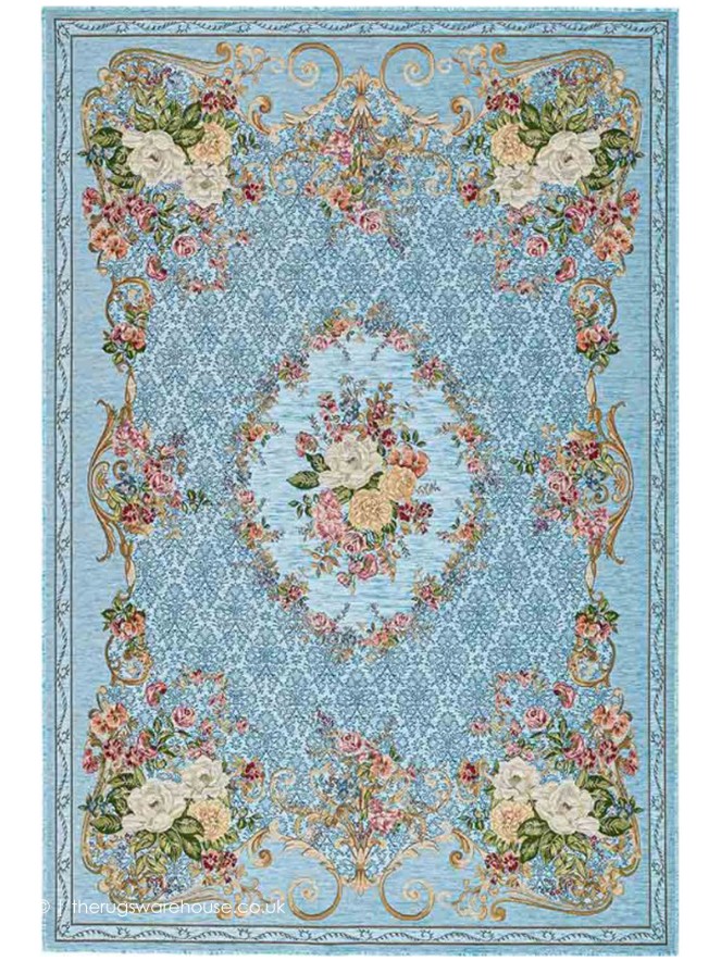 Florence Blue Rug - 8