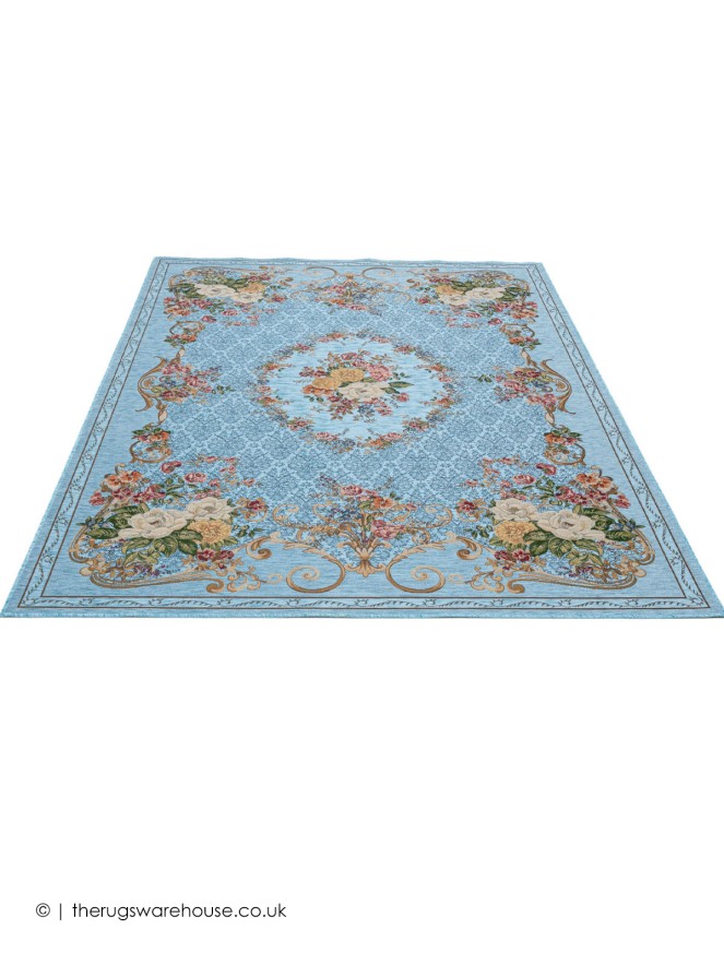 Florence Blue Rug - 7