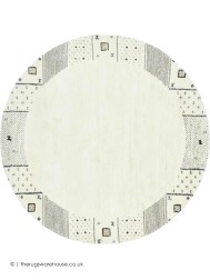 Nakarta Denver Beige Circle Rug - Thumbnail - 2