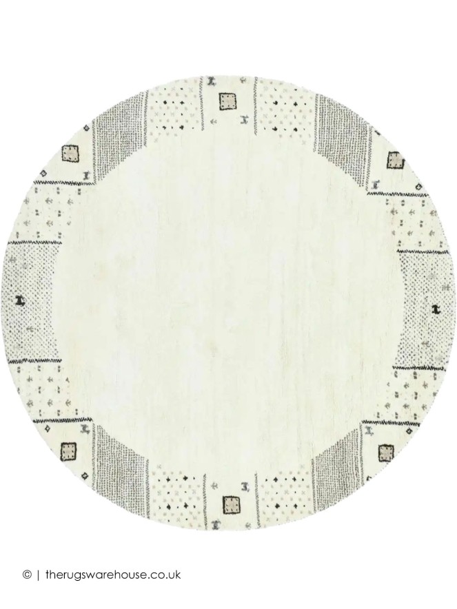 Nakarta Denver Beige Circle Rug - 2