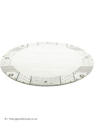 Nakarta Denver Beige Circle Rug - Thumbnail - 7