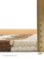 Ambadi Brown Circle Rug - Thumbnail - 3