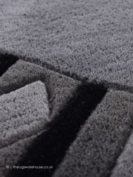 Ambadi Grey Circle Rug - Thumbnail - 4