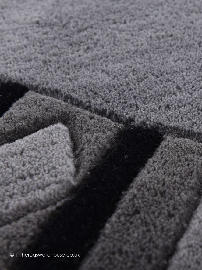 Ambadi Grey Circle Rug - 4