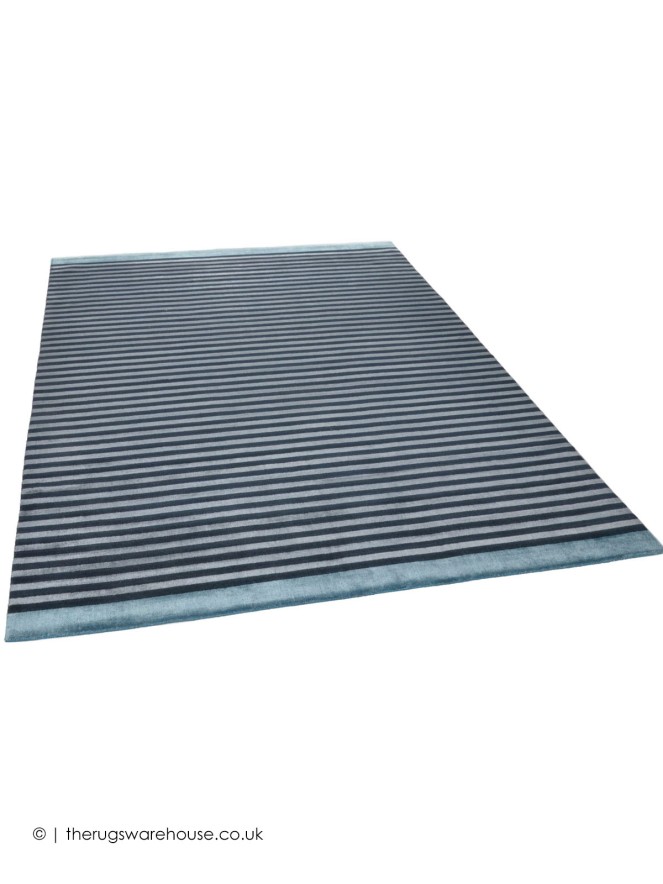 Miami Stripes Blue Rug - 8