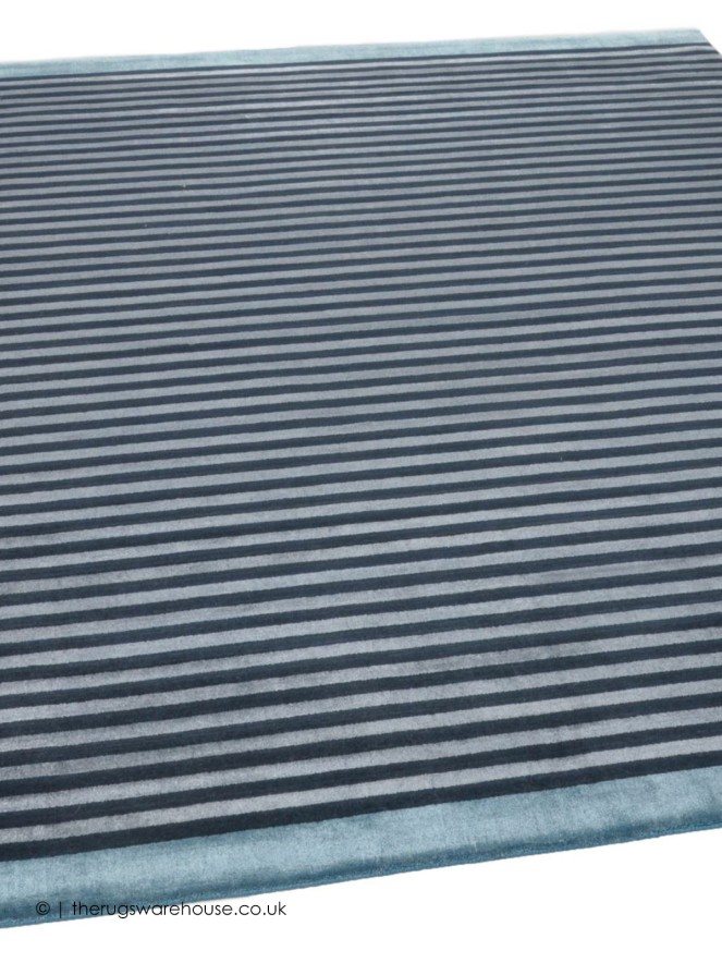 Miami Stripes Blue Rug - 3