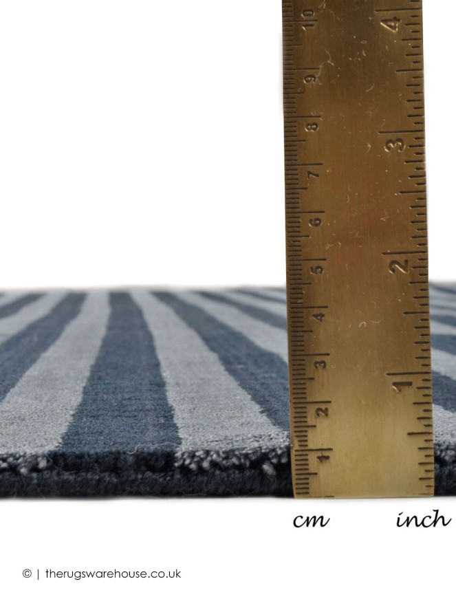 Miami Stripes Blue Rug - 4