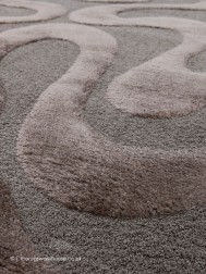 Cleo Waves Brown Rug - Thumbnail - 7