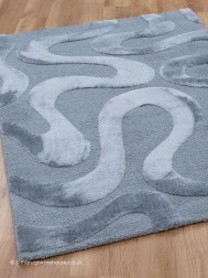 Cleo Waves Silver Rug - Thumbnail - 4
