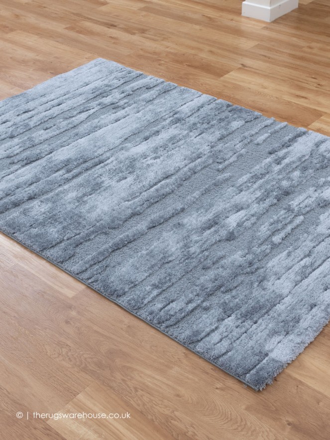 Cleo Stripes Silver Rug - 2
